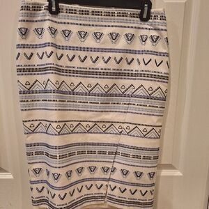 WHBM sz 10 embroidered skirt